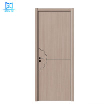 Diseño de puerta de madera Melamine Napa puerta interior Puerta moldeada GO-A086